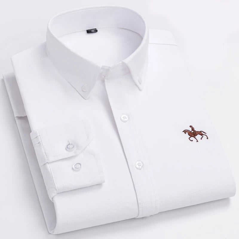Camisa de algodão elegante