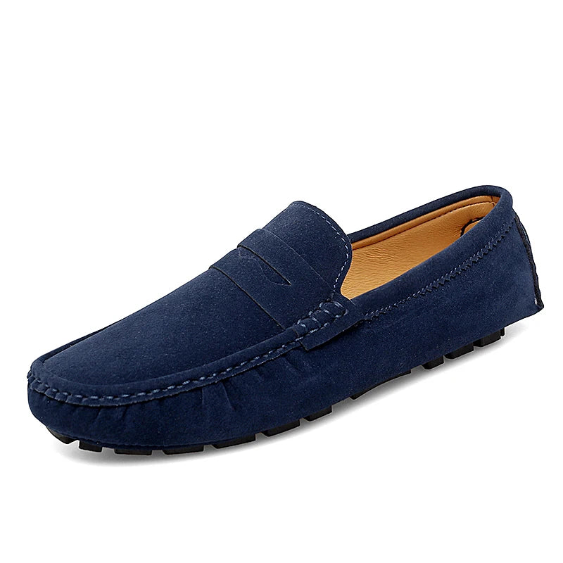 Mocassins de camurça para barco