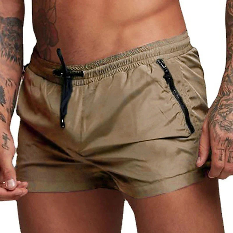 Calções de banho com bolsos com fecho