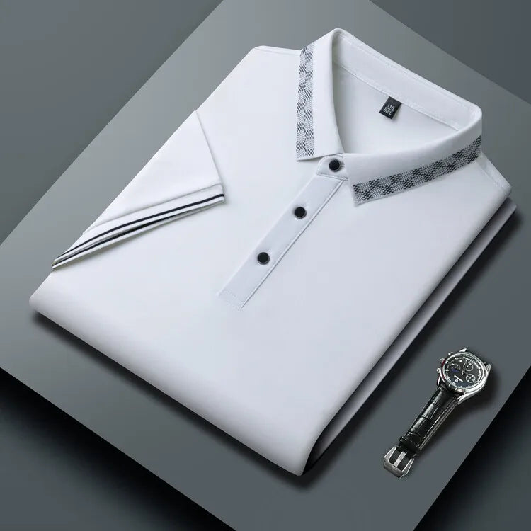 Camisa pólo de algodão