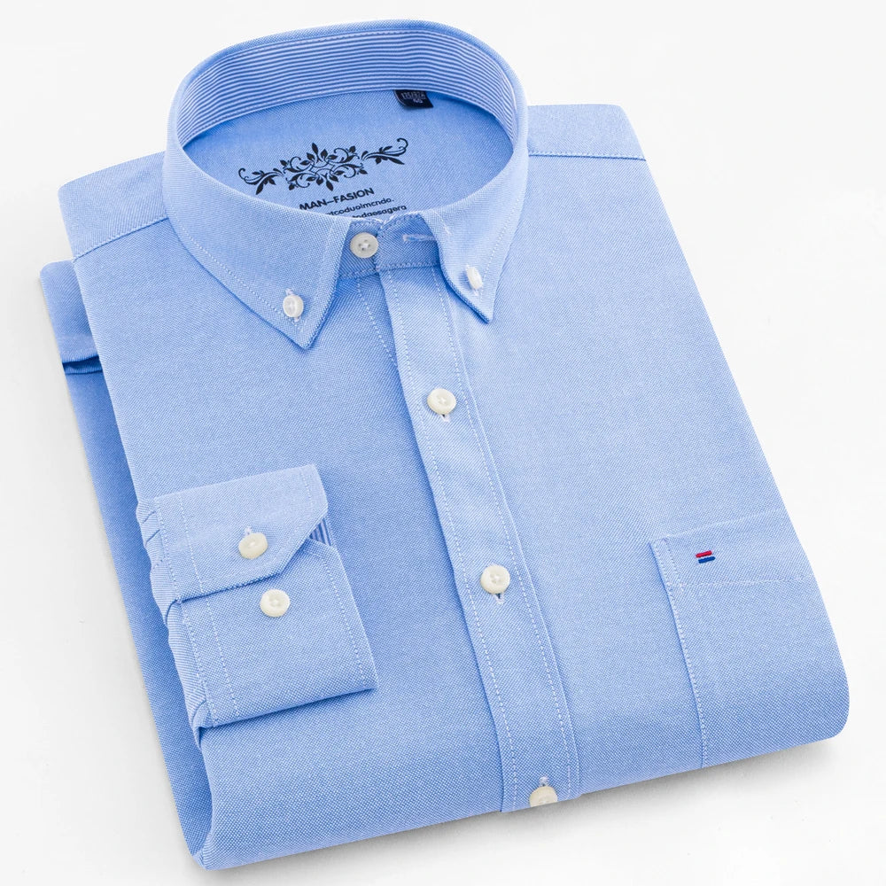 Camisa de algodão elegante
