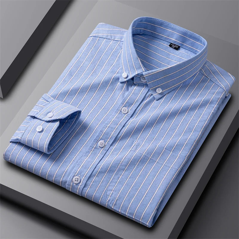 Camisa Oxford chique para homem