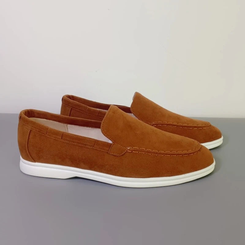 Mocassins de camurça premium