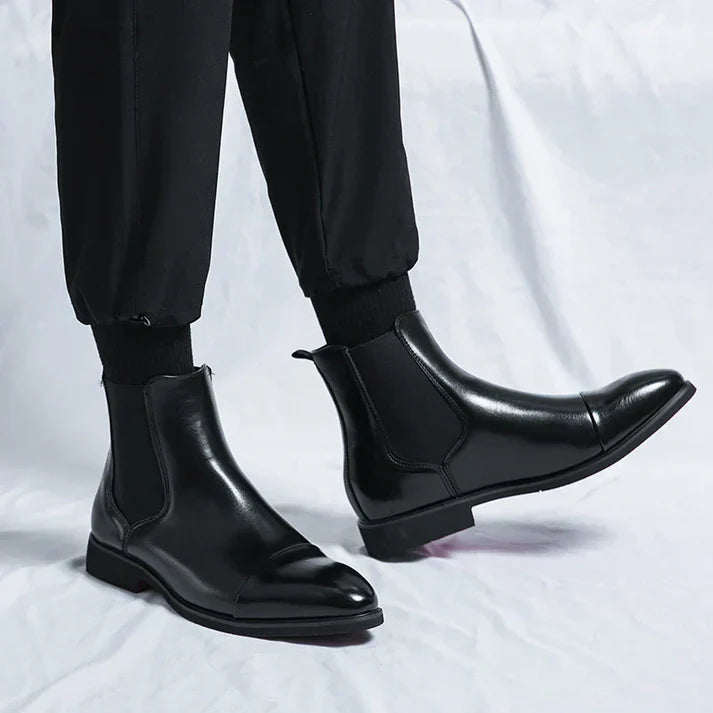 Botas Chelsea em pele Premium