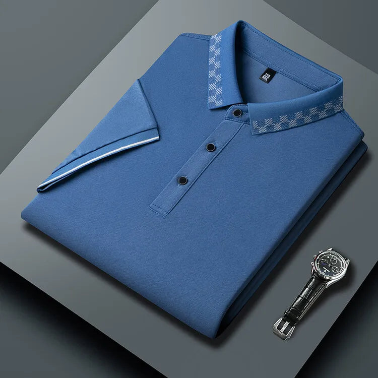 Camisa pólo de algodão