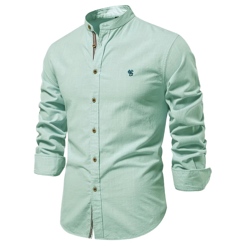 Camisa de linho elegante
