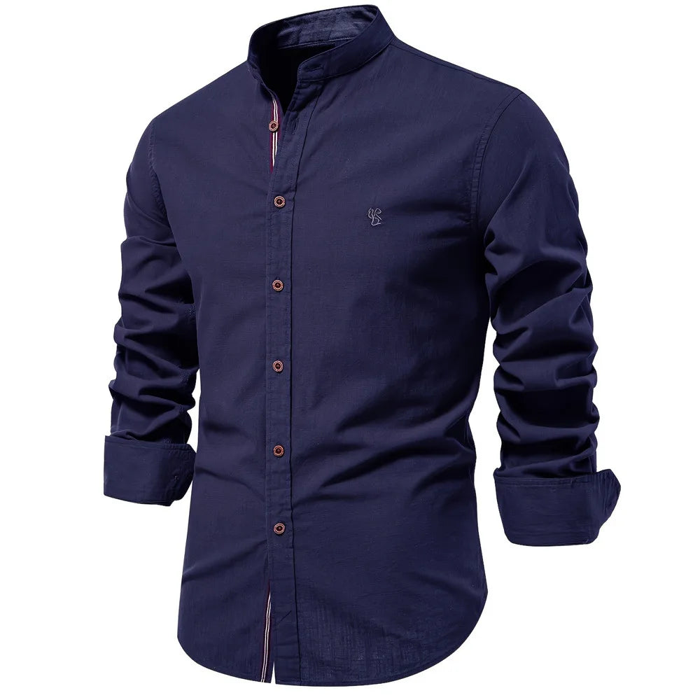 Camisa de linho elegante