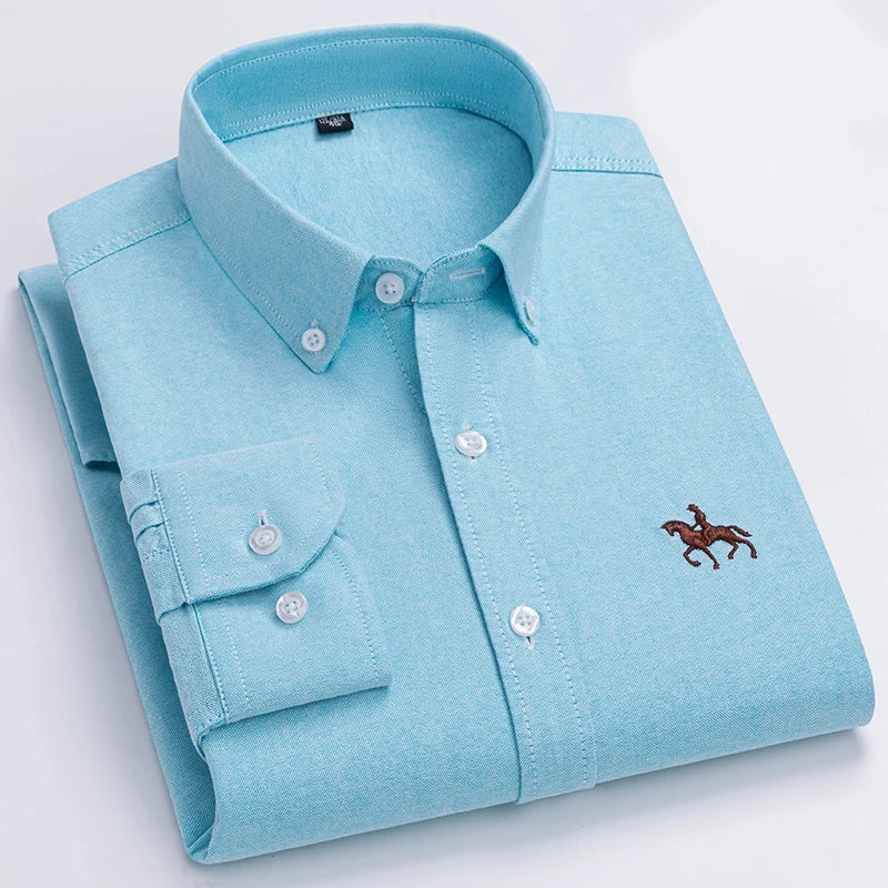 Camisa de algodão elegante