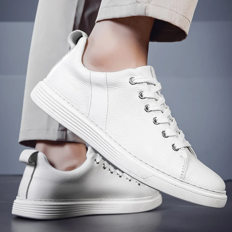 Sapatos de couro elegantes