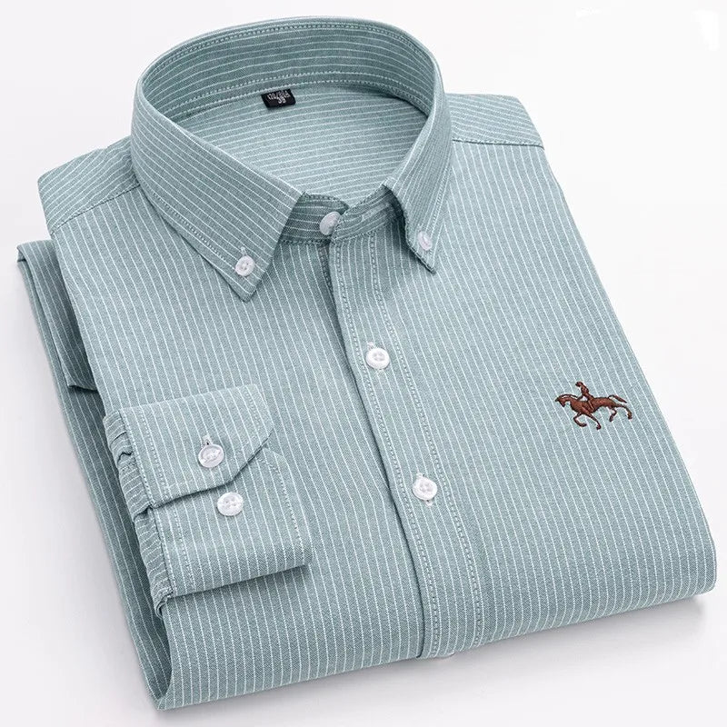 Camisa de algodão elegante