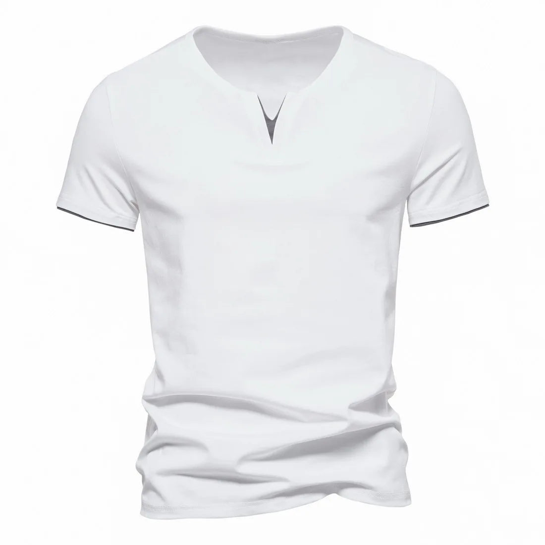 Camisa elegante com decote em V