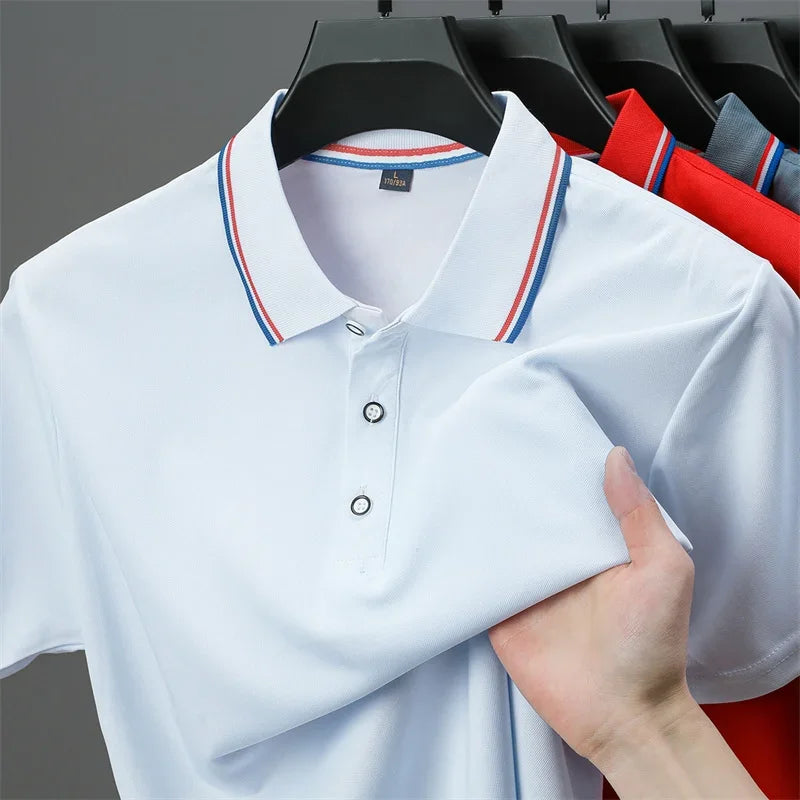 Camisa pólo casual de verão