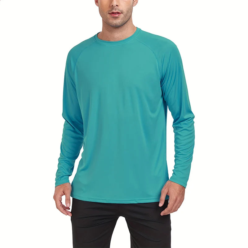 Camisa de manga comprida com proteção solar UV