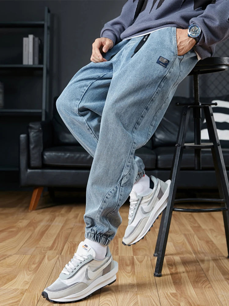 Calças de ganga Jogger elegantes