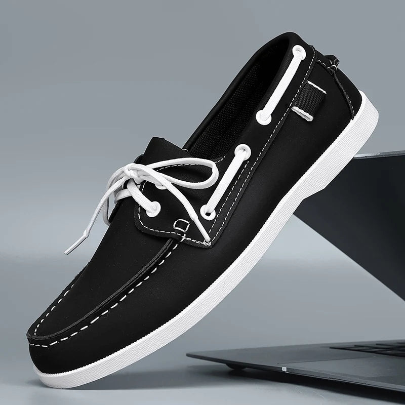 Mocassins de couro para negócios