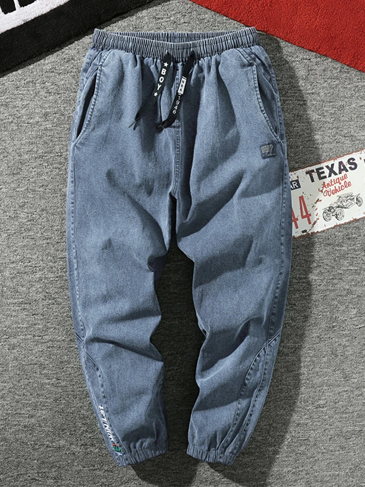 Calças de ganga Jogger elegantes