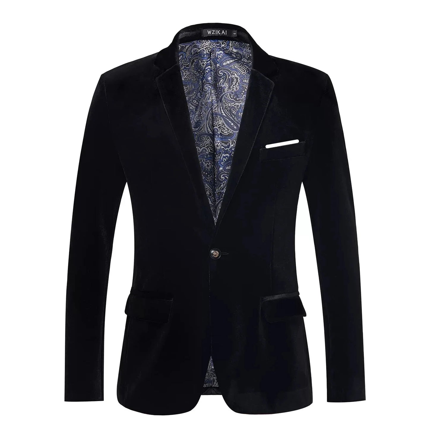 Blazer de veludo elegante