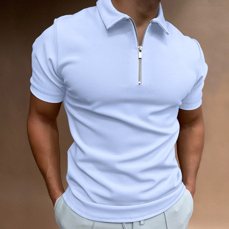 Polo com fecho