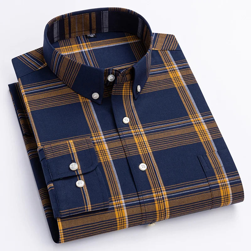 Camisa xadrez clássica