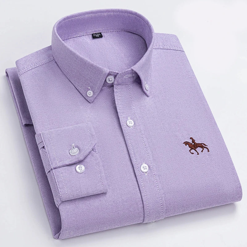 Camisa de algodão elegante