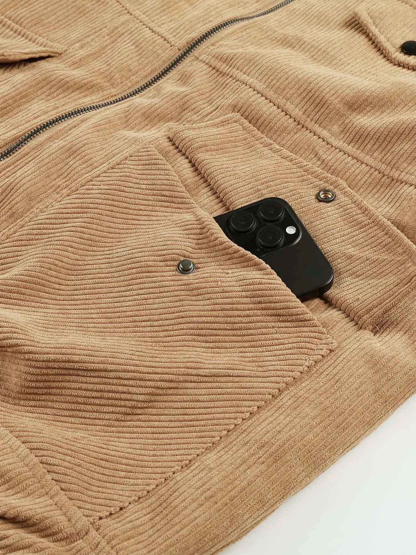 Casaco de bombazina elegante