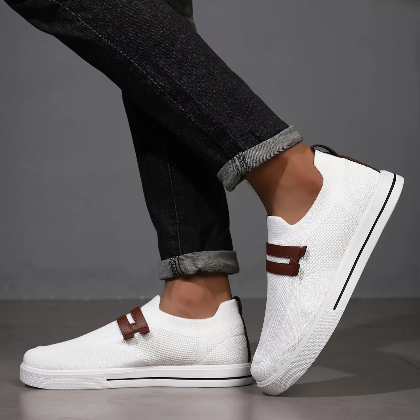 Sapatos de malha de ar