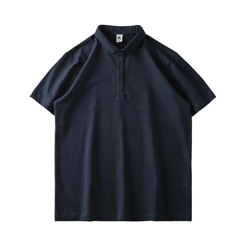 Camisa pólo de algodão para homem
