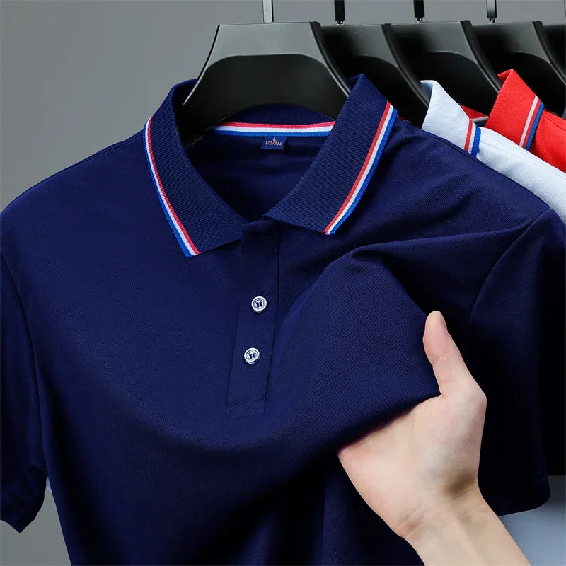 Camisa pólo casual de verão