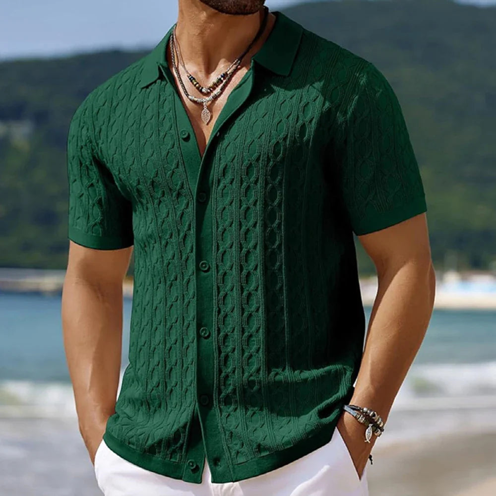 Camisa pólo com botões