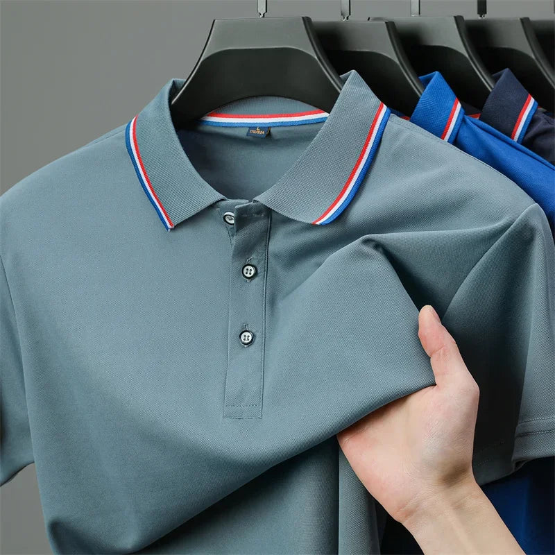 Camisa pólo casual de verão
