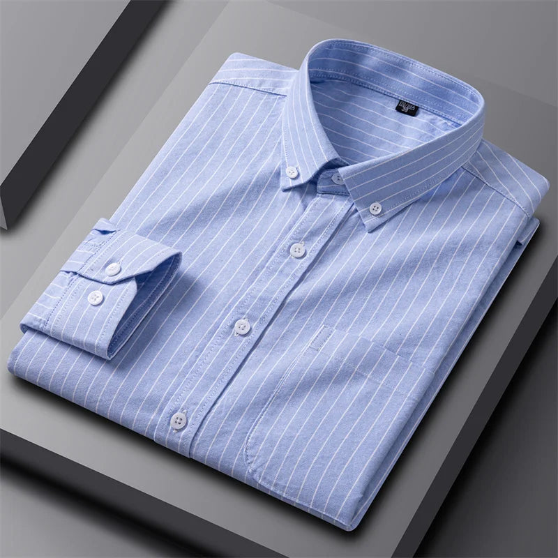 Camisa Oxford chique para homem