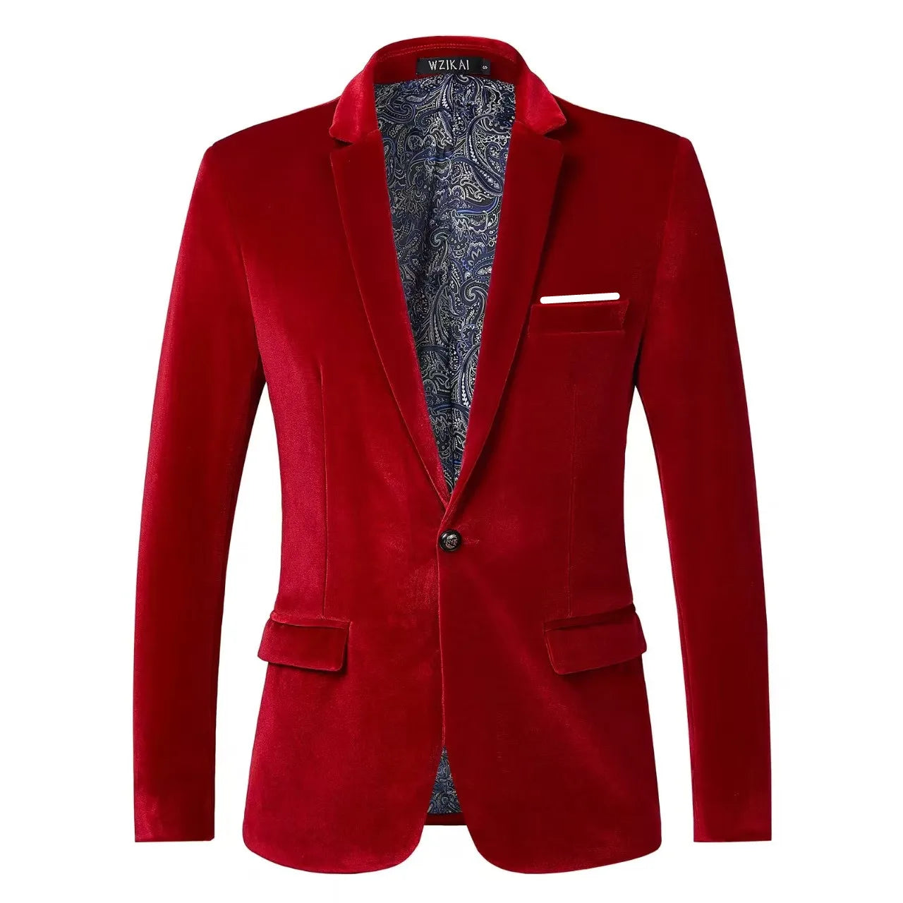 Blazer de veludo elegante