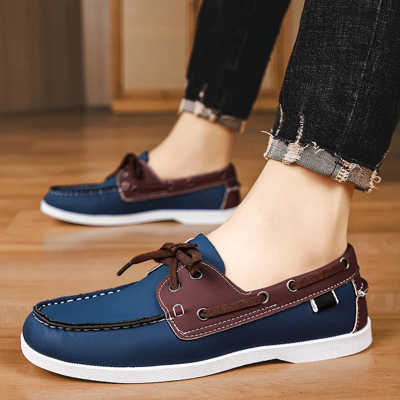 Mocassins de couro para negócios