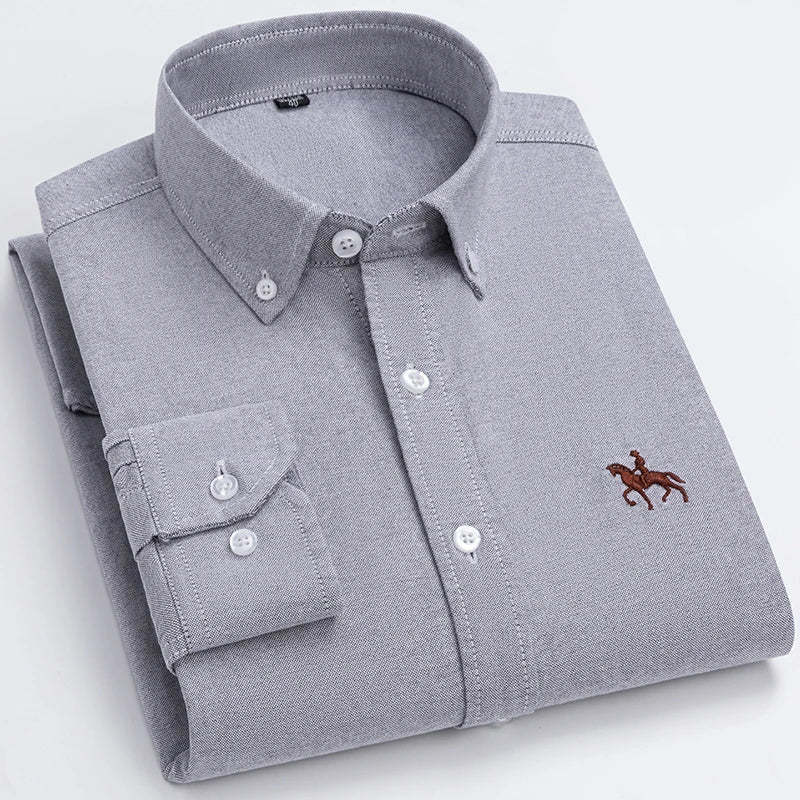 Camisa de algodão elegante