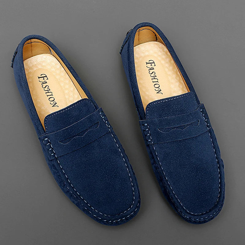 Mocassins de camurça para barco