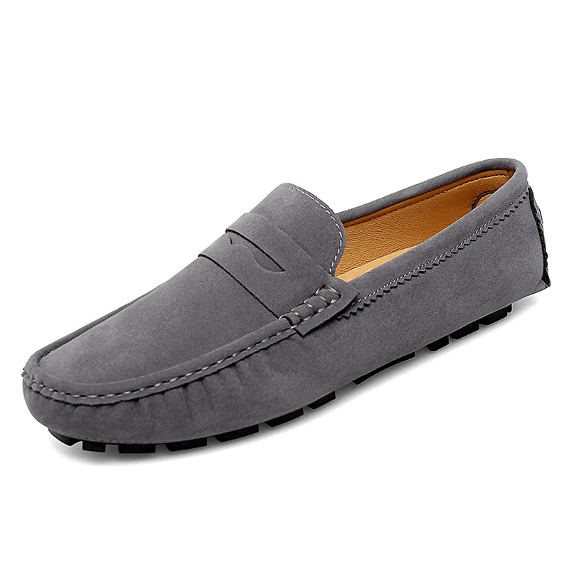 Mocassins de camurça para barco