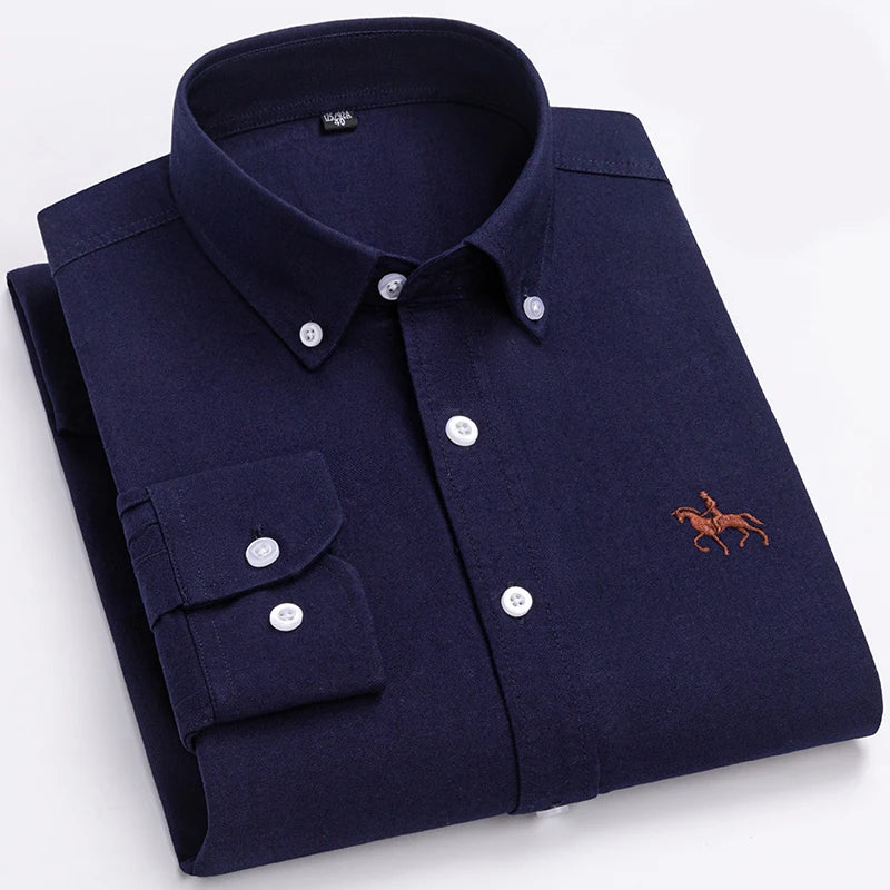 Camisa de algodão elegante