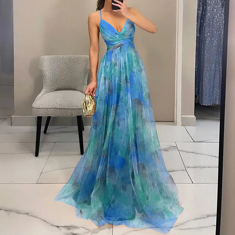 Vestido comprido elegante