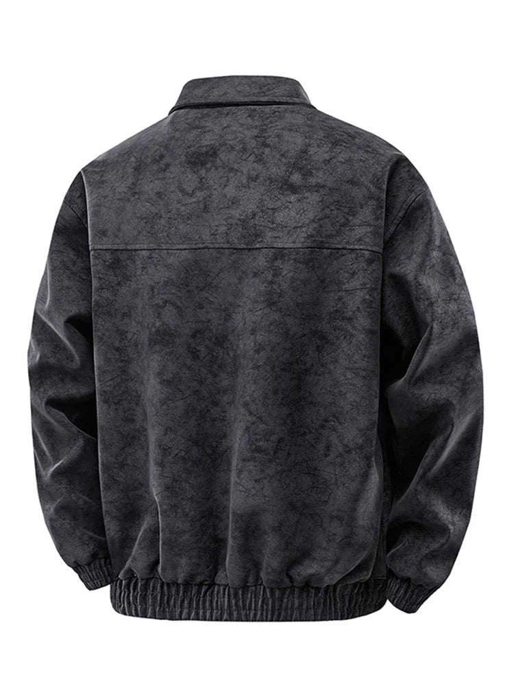 Casaco retro com forro polar