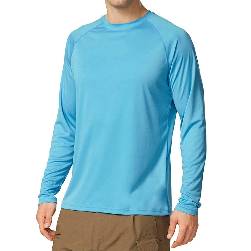 Camisa de manga comprida com proteção solar UV