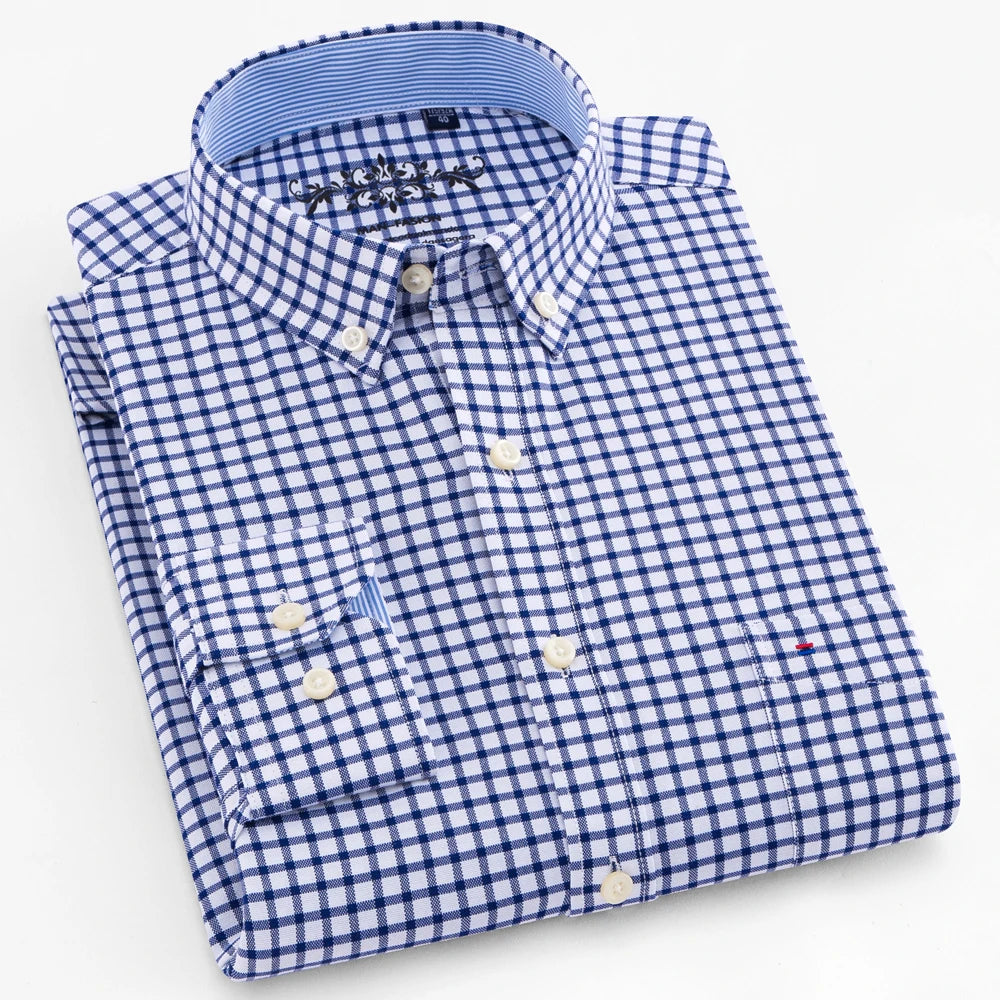 Camisa de algodão elegante