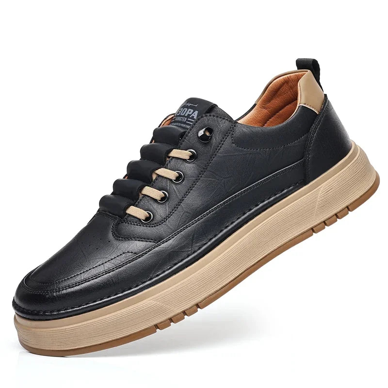 Sapatos de couro elegantes