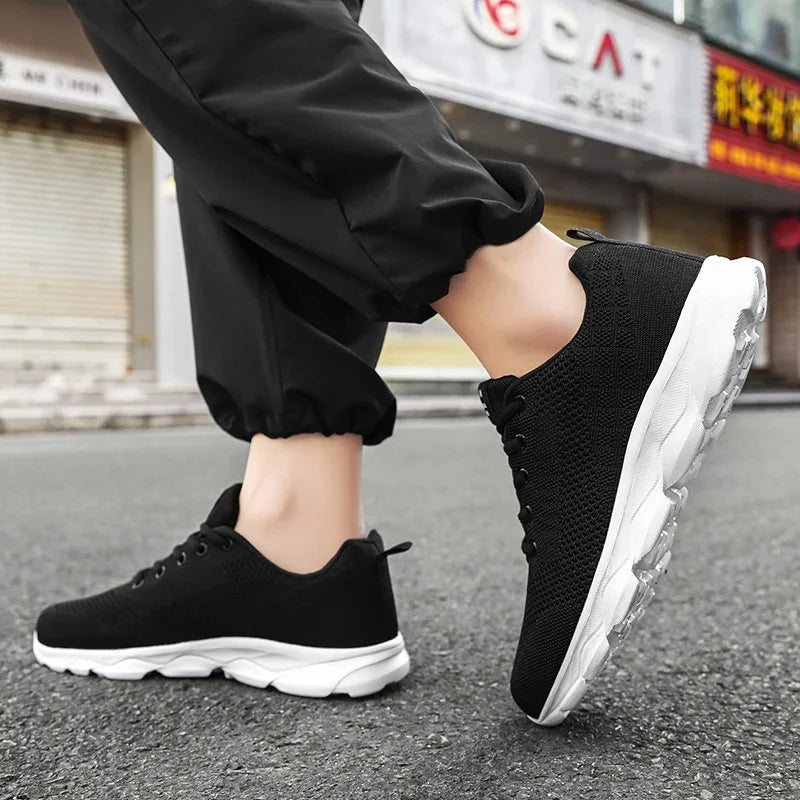 Sapatos de homem respiráveis