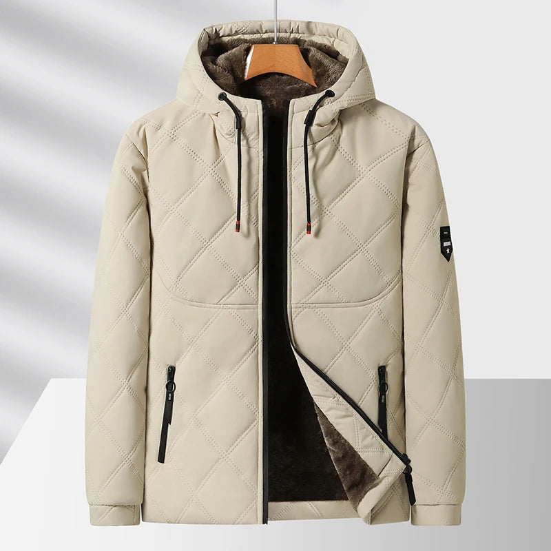 Casaco elegante com forro polar