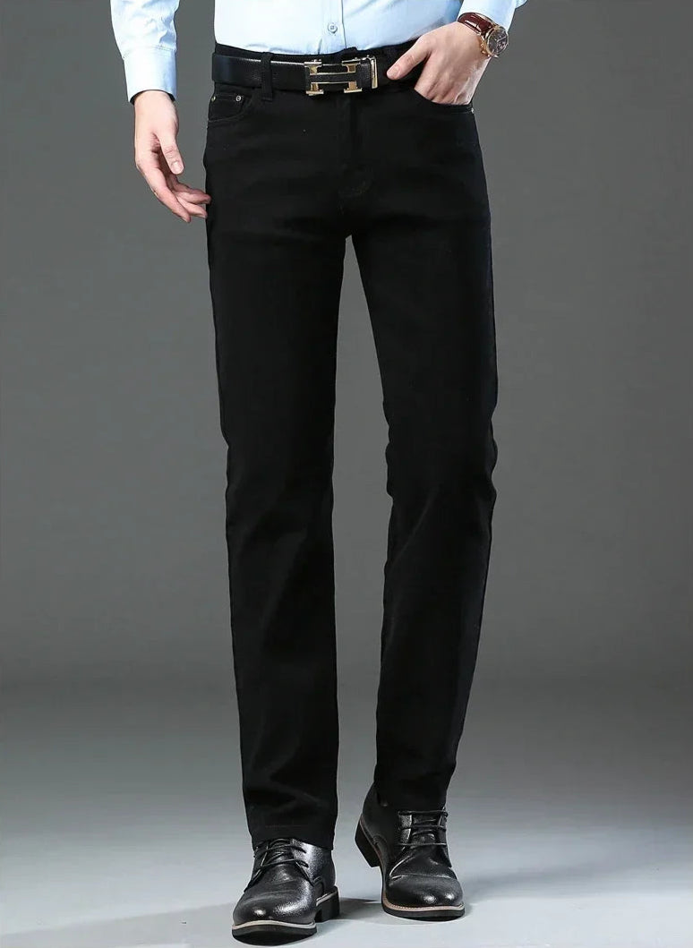 Calças de ganga de algodão elegantes