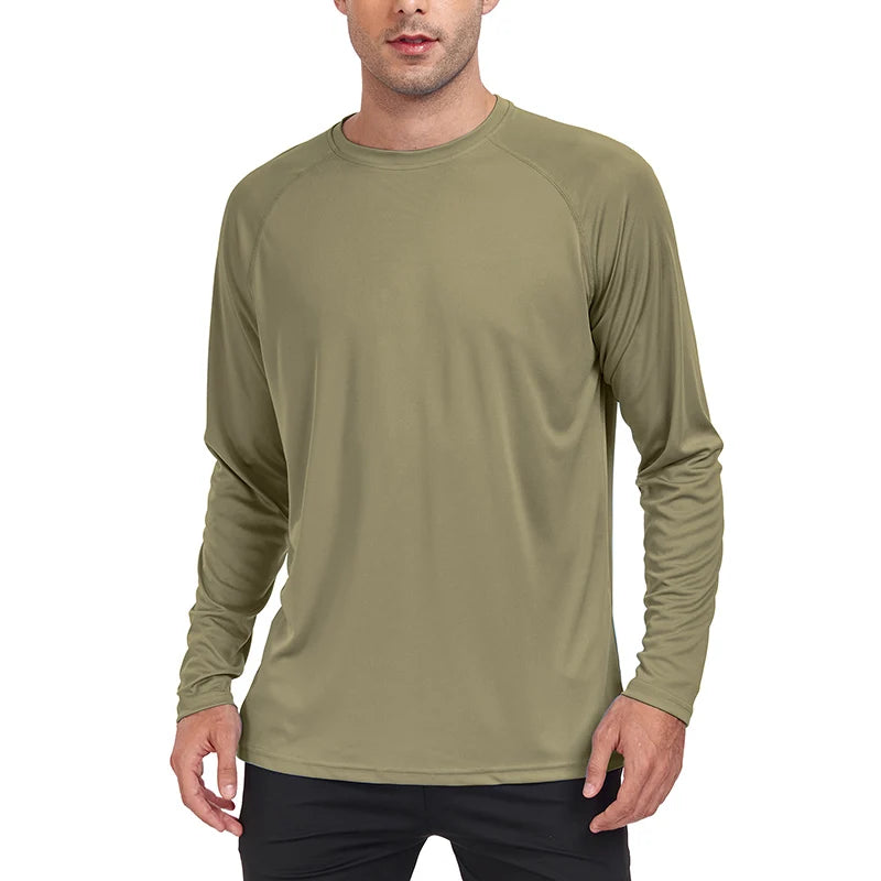 Camisa de manga comprida com proteção solar UV