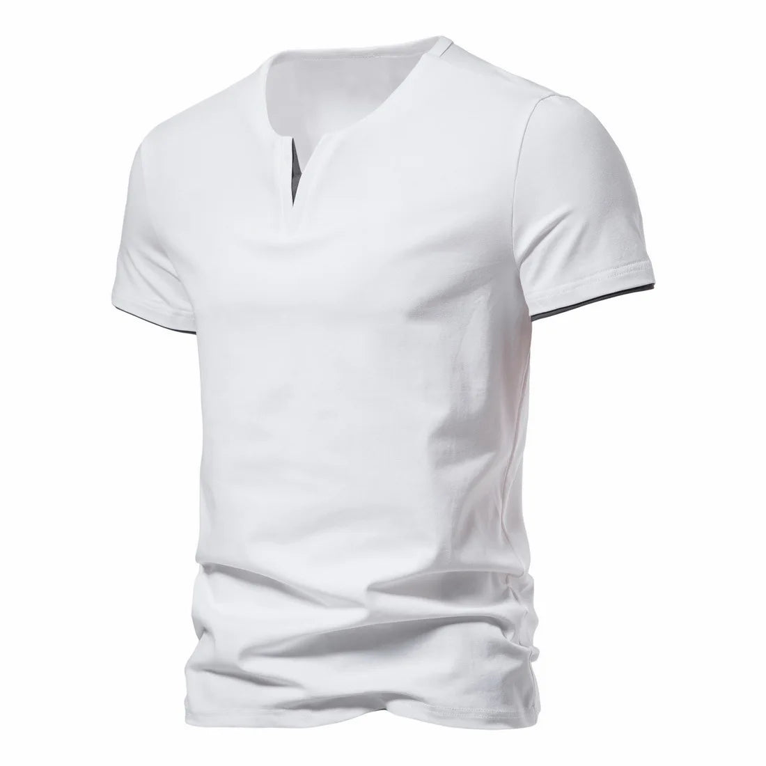 Camisa elegante com decote em V