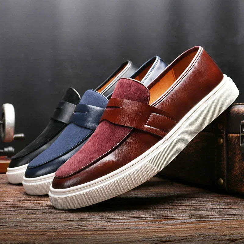 Mocassins em pele Naples