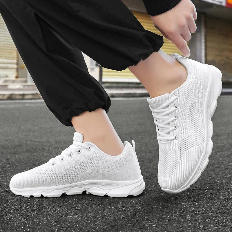Sapatos de homem respiráveis