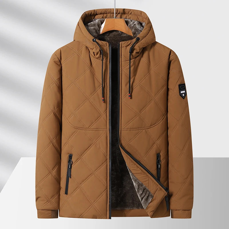 Casaco elegante com forro polar